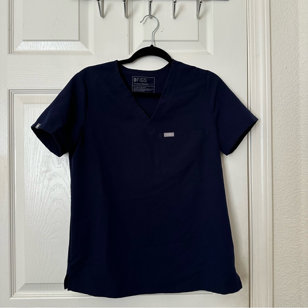 Navy Blue Figs Catarina Top